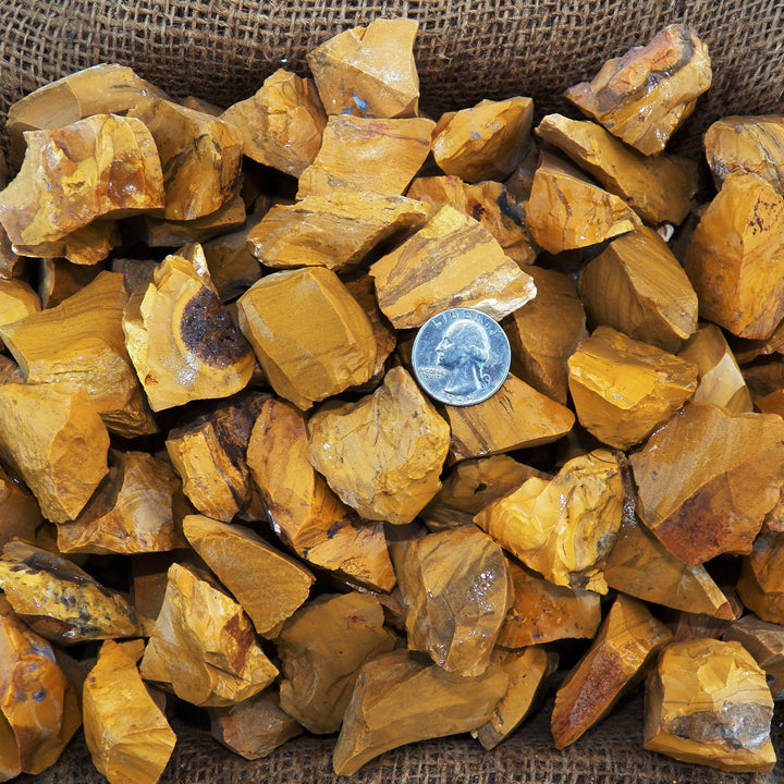 Yellow Jasper Rough (By the Pound)