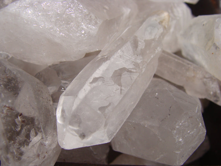 Medium Quartz Crystal Points Rough (By the Pound)