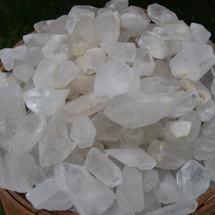 Quartz Crystal Points Rough (LARGE) (By the Pound)