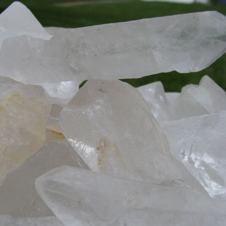 Quartz Crystal Points Rough (LARGE) (By the Pound)