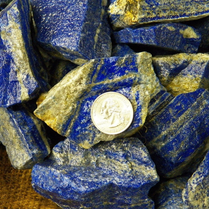 High End Lapis Rough (By the Pound)