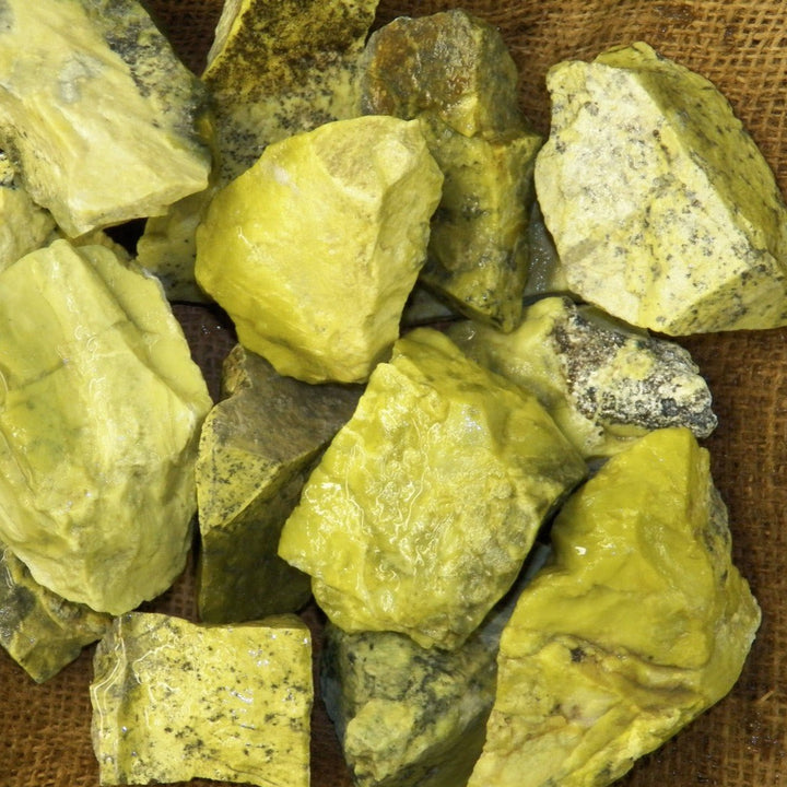 High End Serpentine Rough (By the Pound)