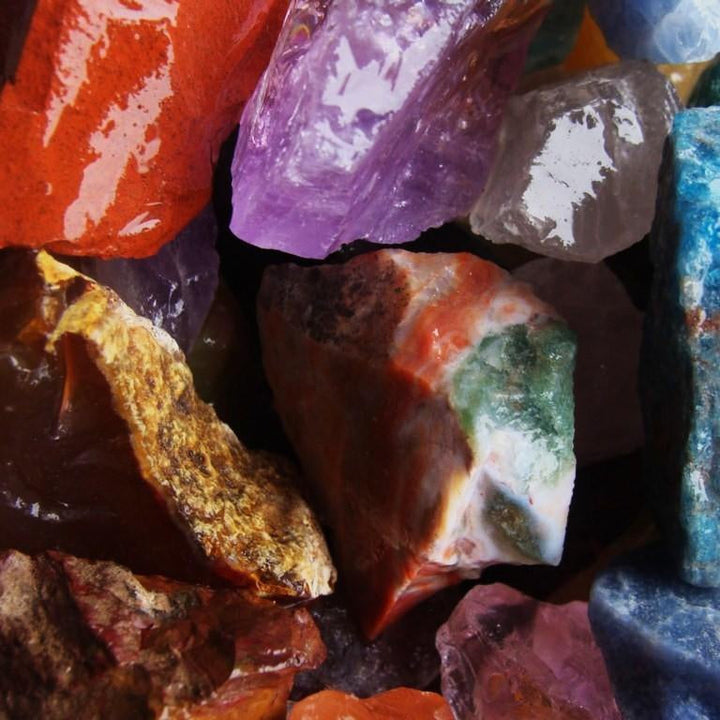 Premium Rock and Gem Tumble Rough Mix for Rock Tumbler