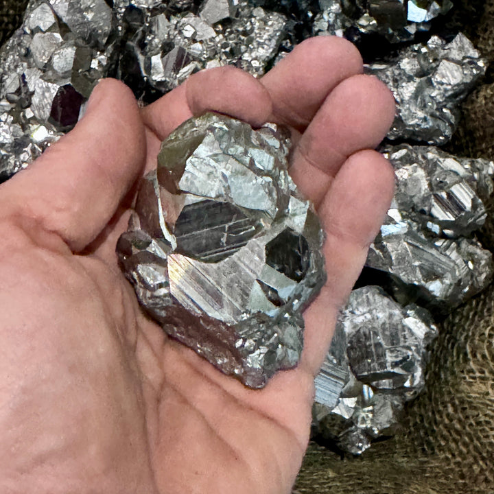 RHOMBIC CUBIC Pyrite Rough (By the Pound)