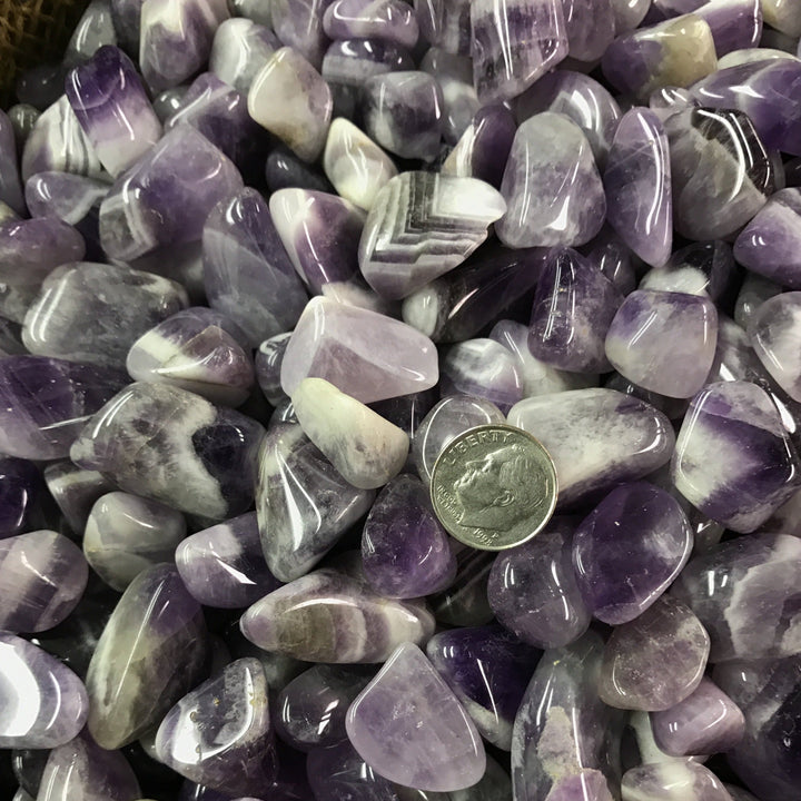 Polished Banded Amethyst - 1/2 LB