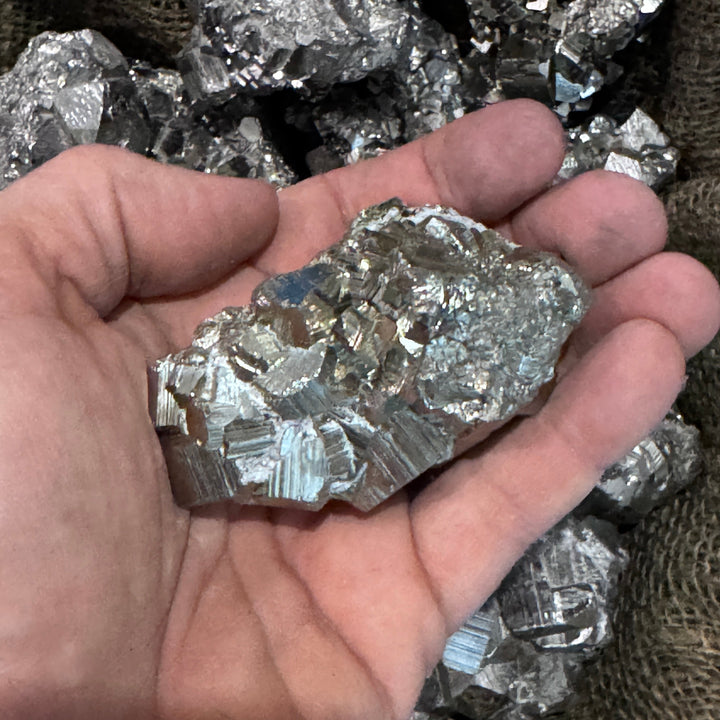 RHOMBIC CUBIC Pyrite Rough (By the Pound)