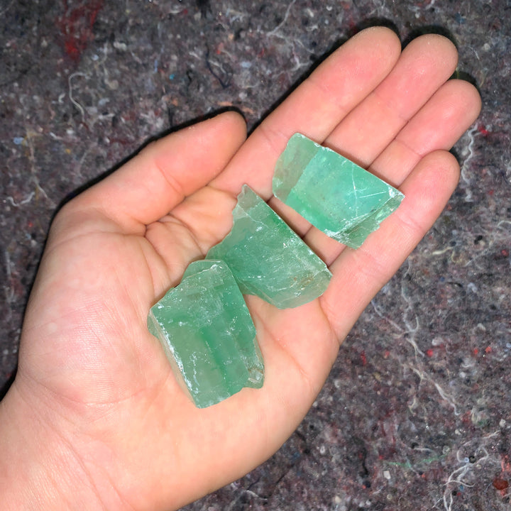Charged Green Calcite Single Stone