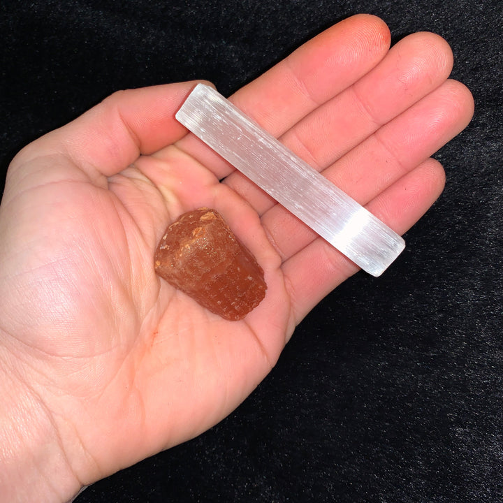 Charged Red Calcite Single Stone