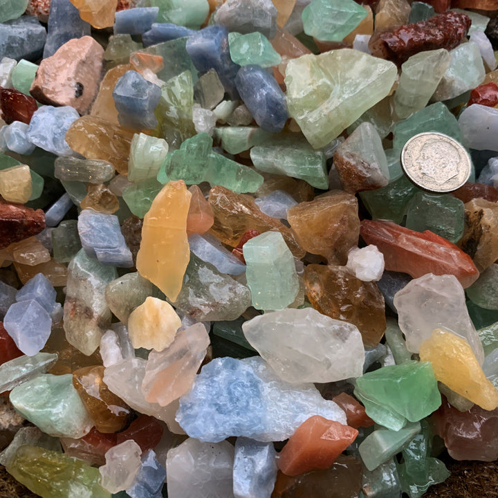 Small Mixed Calcite Rough (By the Pound)