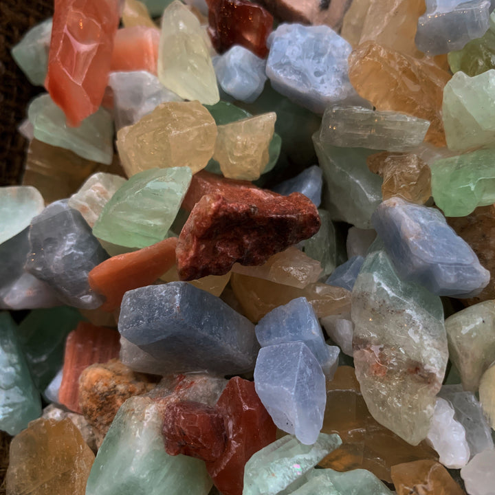 Small Mixed Calcite Rough (By the Pound)