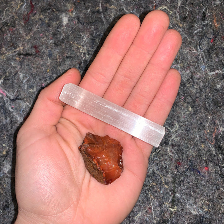 Charged Small Carnelian Single Stone