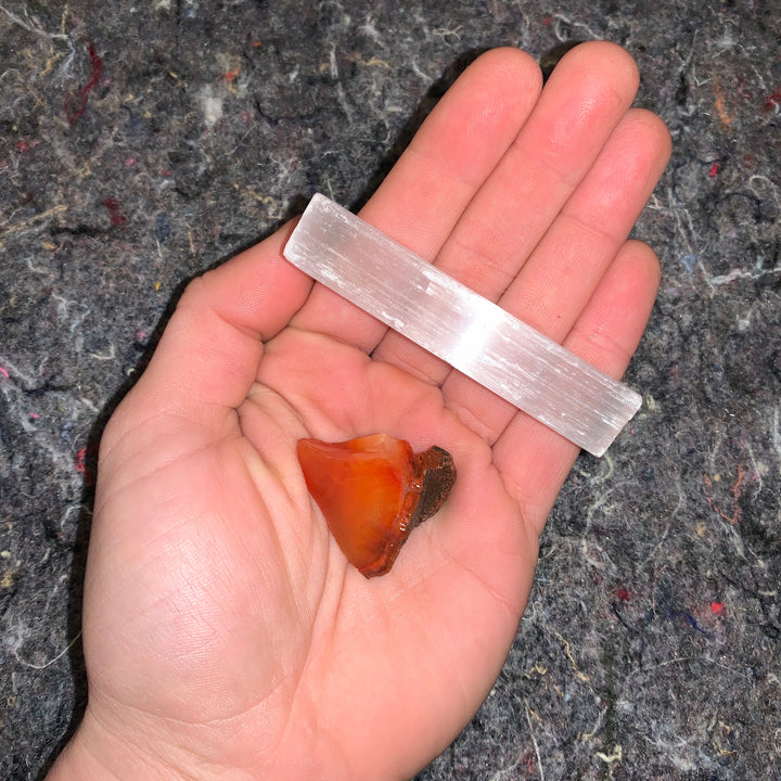 Charged Small Carnelian Single Stone
