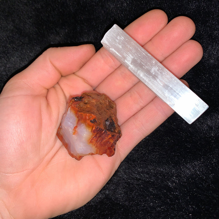 Charged Carnelian Single Stone