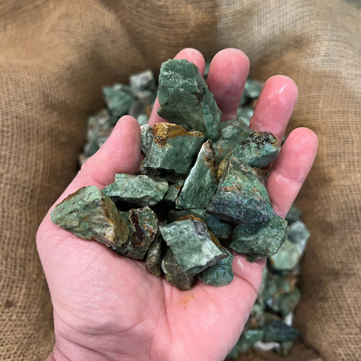 SMALL Chrysoprase Rough (By the Pound)