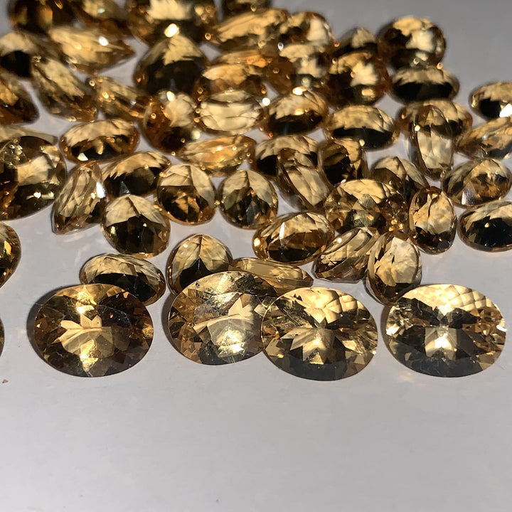 Faceted Golden Citrine - Mixed Sizes (10 Carat Lot)
