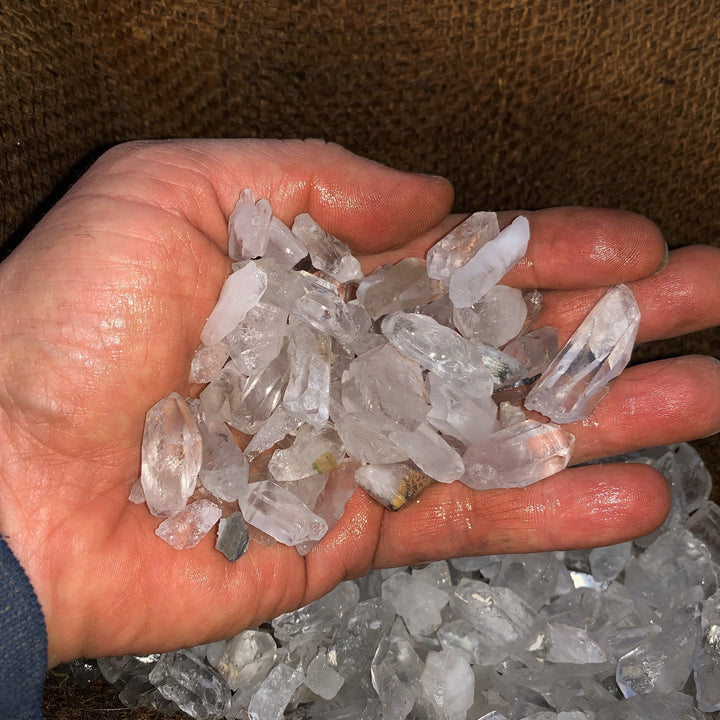 Small Crystal Points Rough (By the Pound)