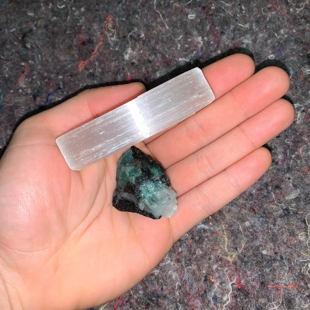 Charged Emerald Single Stone