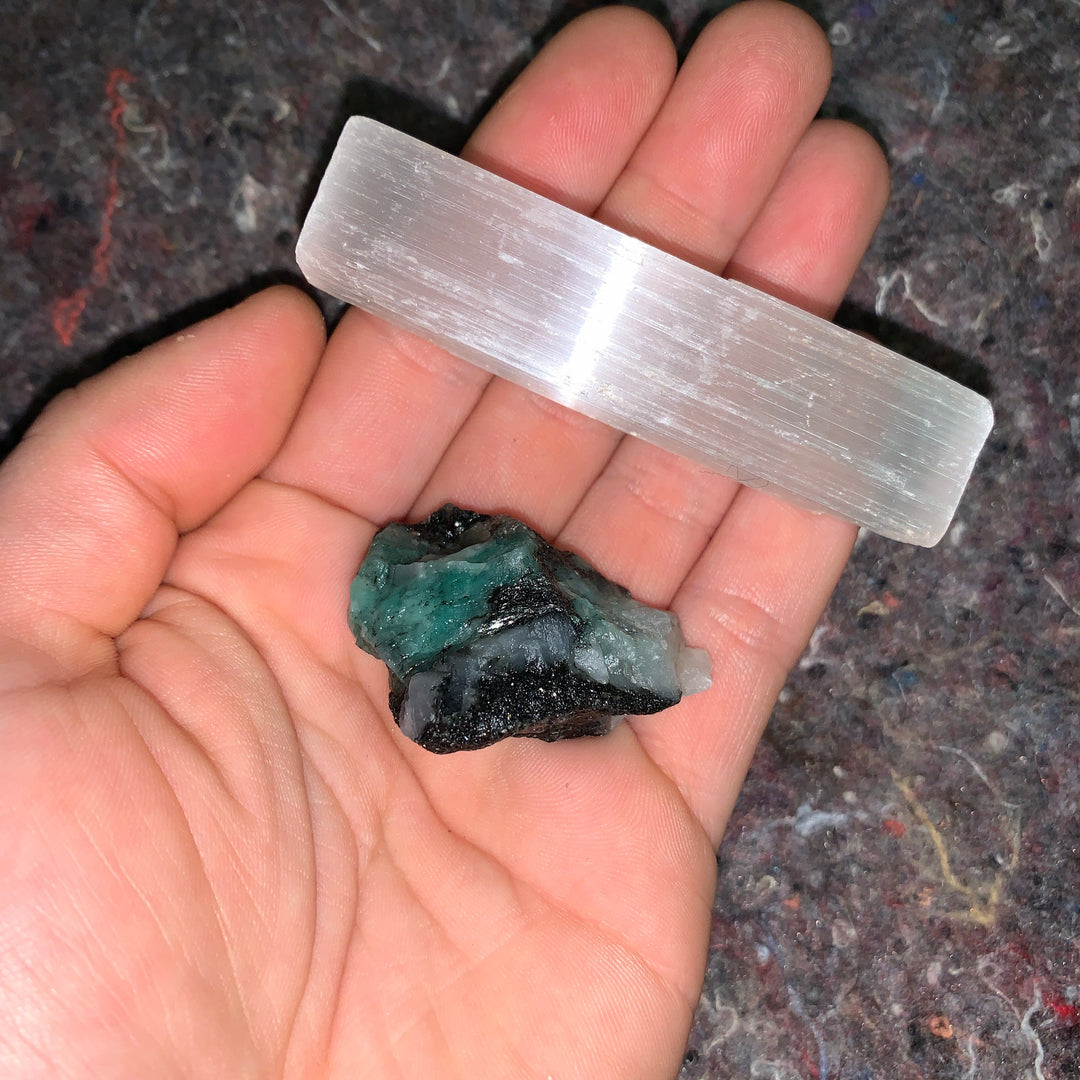 Charged Emerald Single Stone