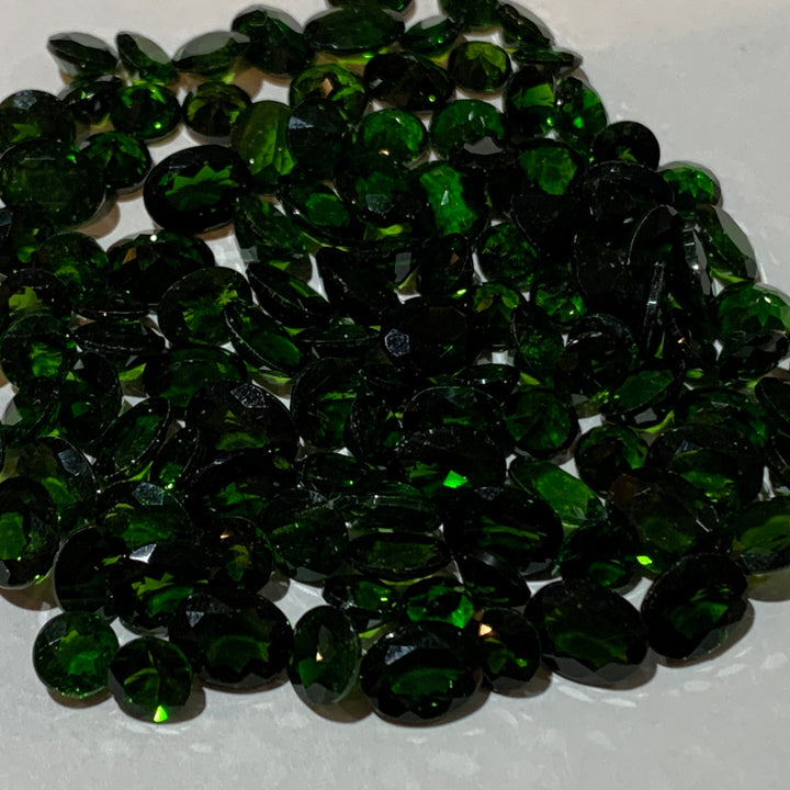 Faceted Green Tourmaline - Mixed Sizes (10 Carat Lot)