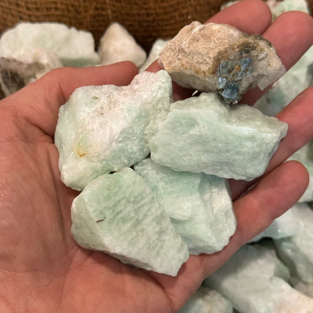 Charged Amazonite SINGLE Stone