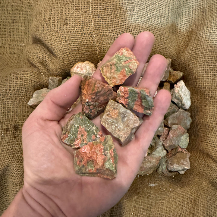 Unakite Rough (By the Pound)
