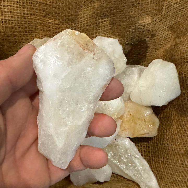Citrine Points Rough Extra (LARGE) (By the Pound)