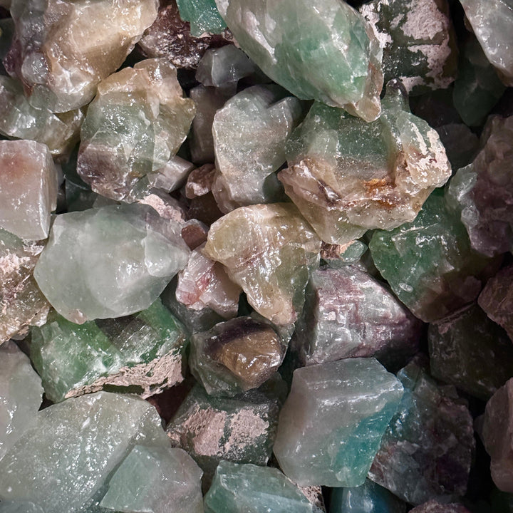 Green Calcite Rough (By the Pound)