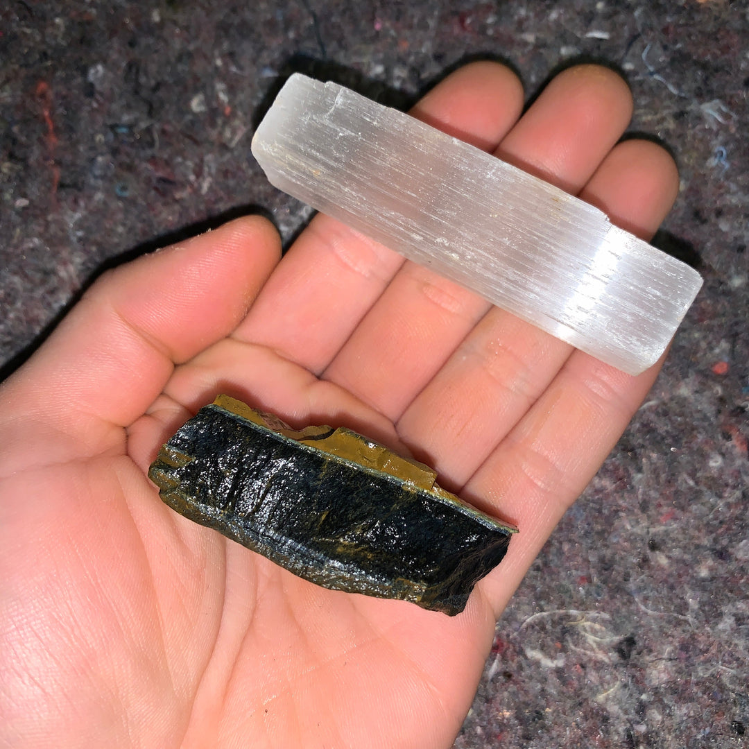 Charged Blue Tiger Eye Single Stone