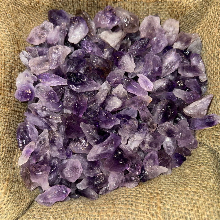 Amethyst Points Rough (SMALL) 1/4 LB