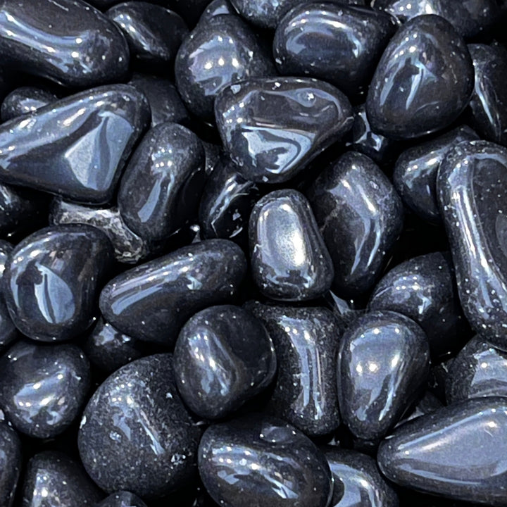 Polished Black Jasper - 1/2 LB