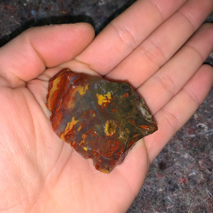 Charged Chestnut Jasper Single Stone