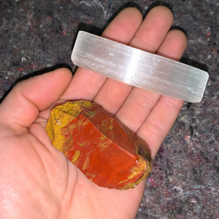 Charged Chestnut Jasper Single Stone