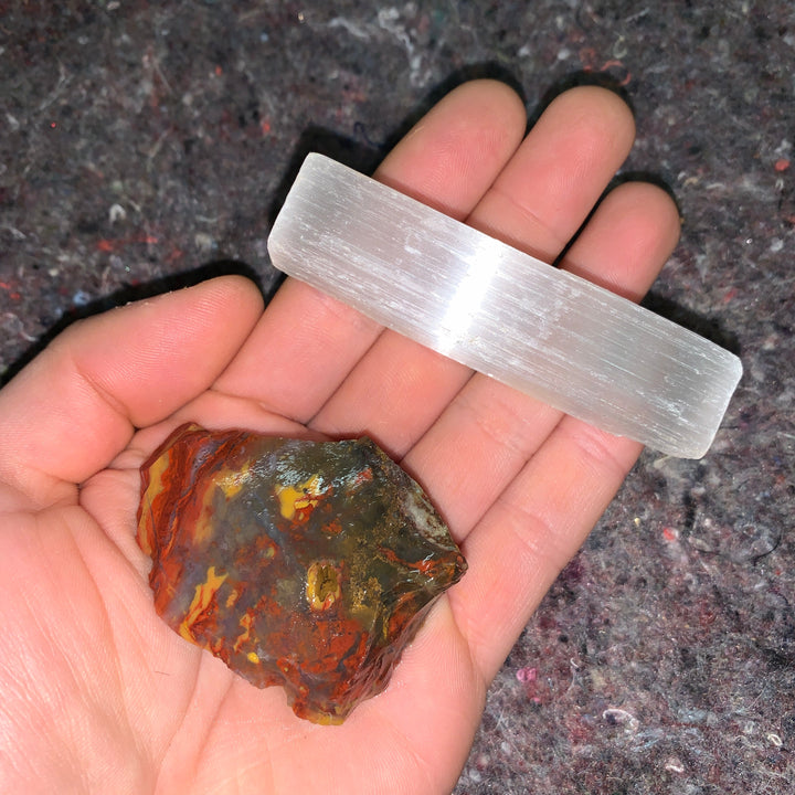 Charged Chestnut Jasper Single Stone