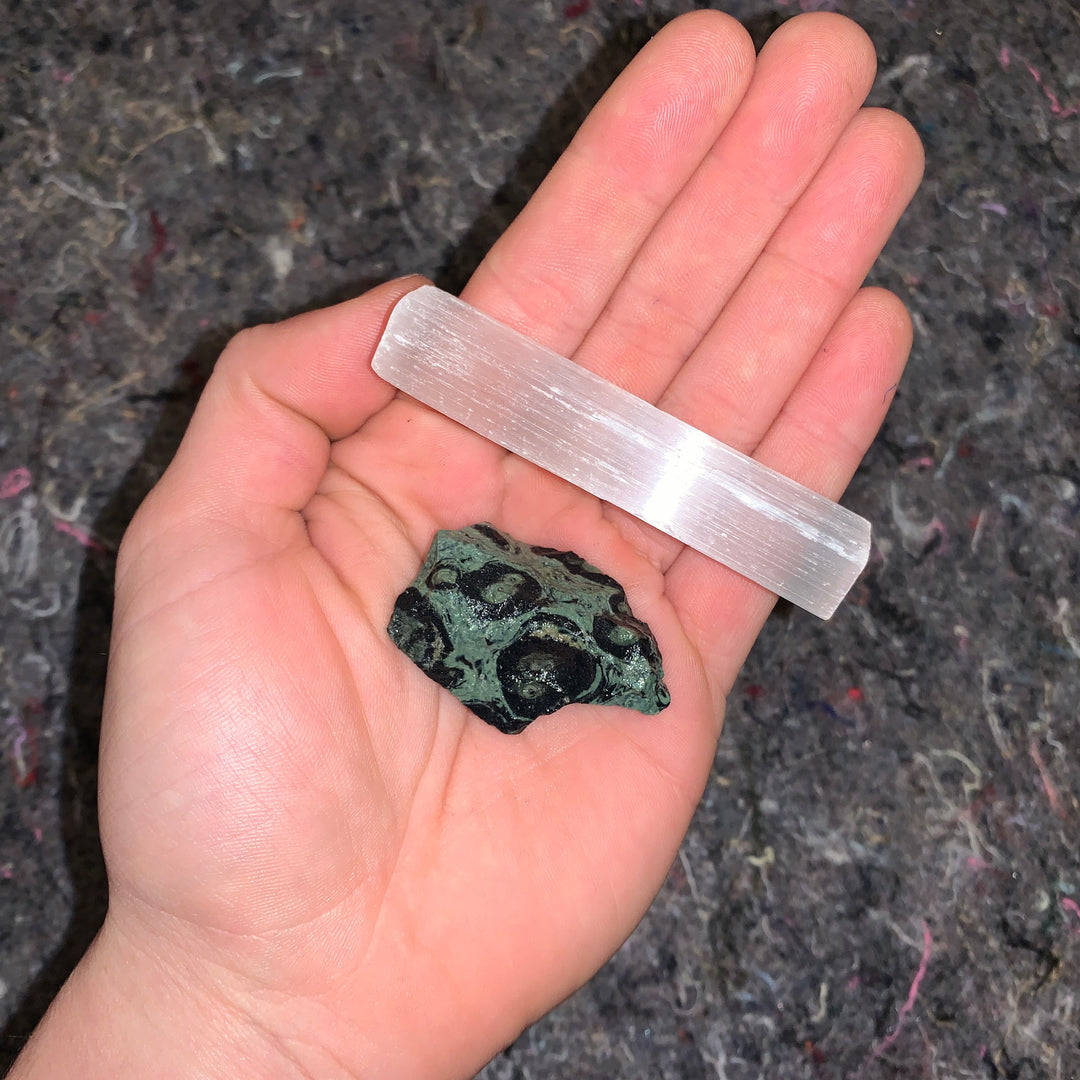 Charged Crocodile Jasper Single Stone