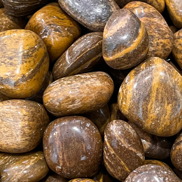 Polished Tiger Jasper - 1/2 LB
