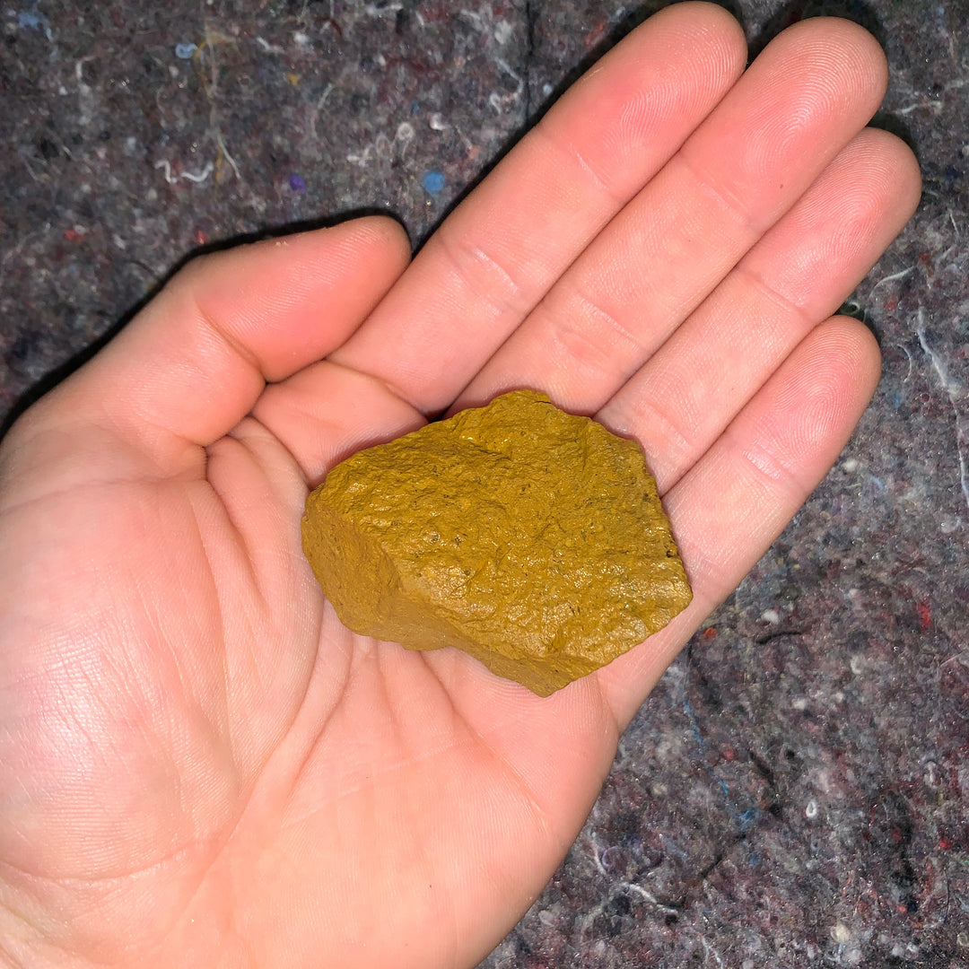 Charged Yellow Jasper Single Stone