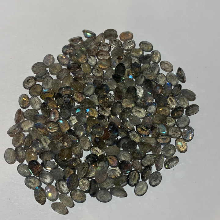 Faceted Labradorite - Mixed Sizes (10 Carat Lot)