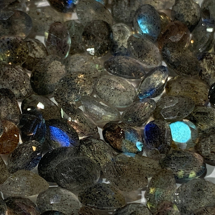 Faceted Labradorite - Mixed Sizes (10 Carat Lot)