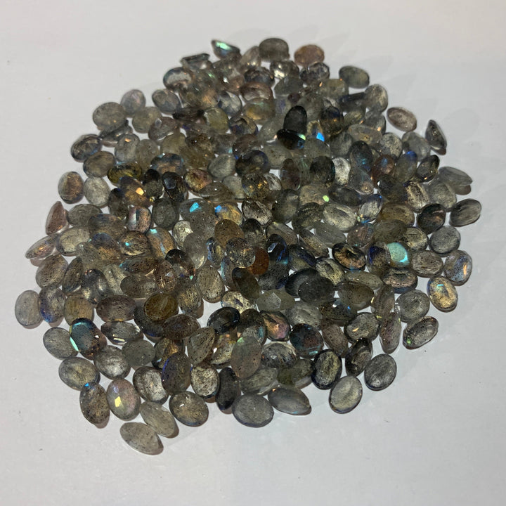 Faceted Labradorite - Mixed Sizes (10 Carat Lot)