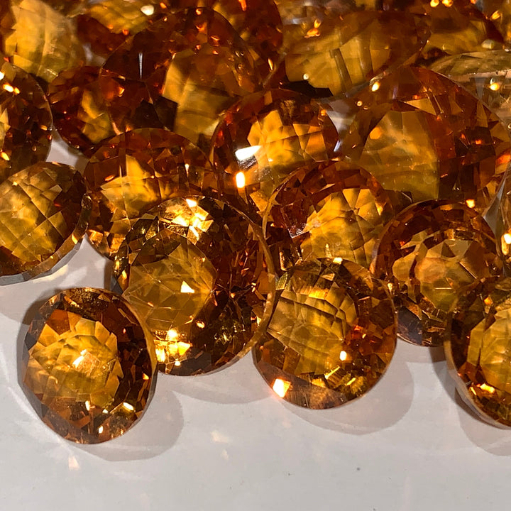 Faceted Mystic Madeira Topaz - Mixed Sizes (10 Carat Lot)
