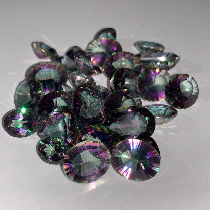 Faceted Mystic Topaz - Mixed Sizes (10 Carat Lot)