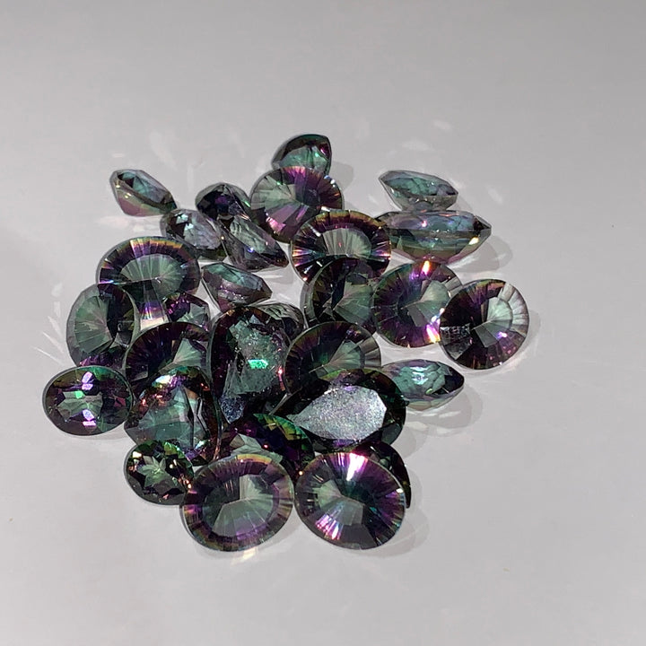 Faceted Mystic Topaz - Mixed Sizes (10 Carat Lot)