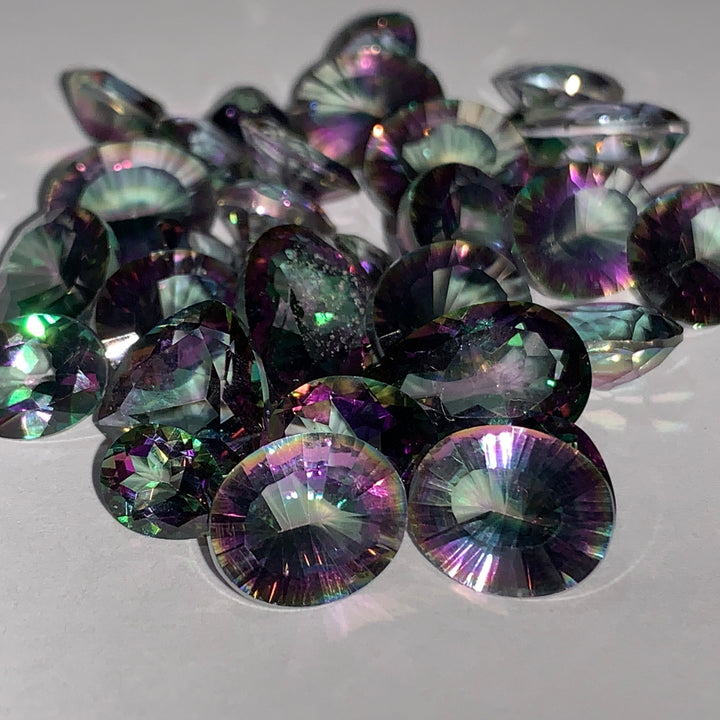 Faceted Mystic Topaz - Mixed Sizes (10 Carat Lot)