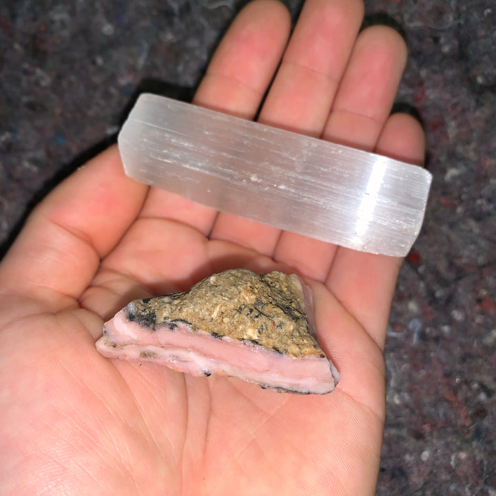 Charged Pink Opal Single Stone