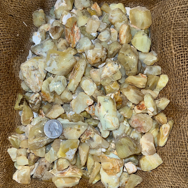 Yellow Opal Rough (By the Pound)