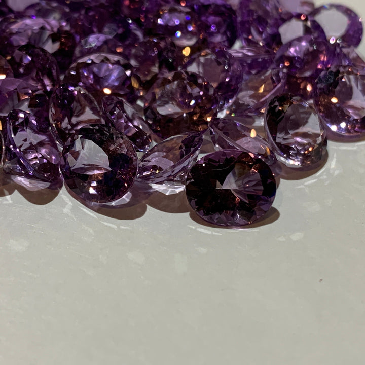 Faceted Purple Amethyst - Mixed Sizes (50 Carat Lot)