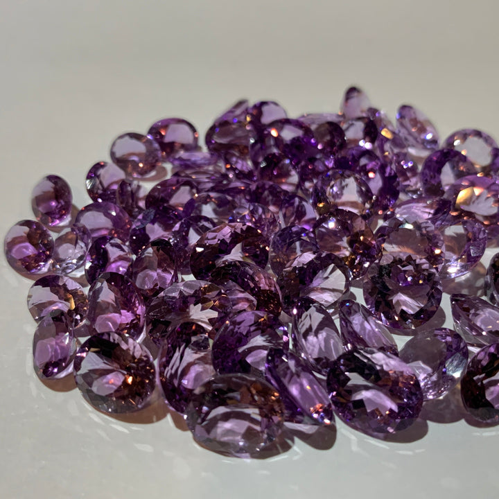 Faceted Purple Amethyst - Mixed Sizes (10 Carat Lot)