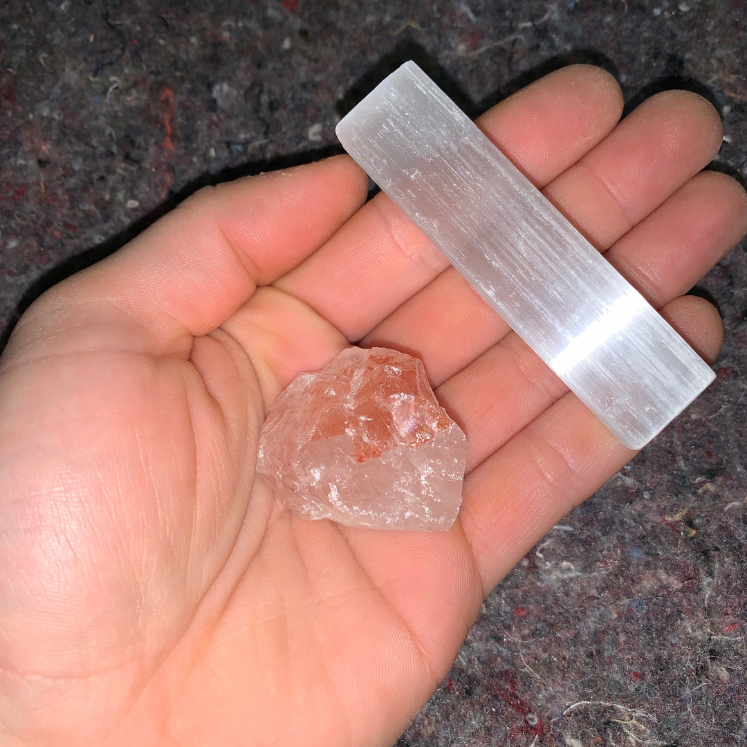 Charged Fire Quartz Single Stone