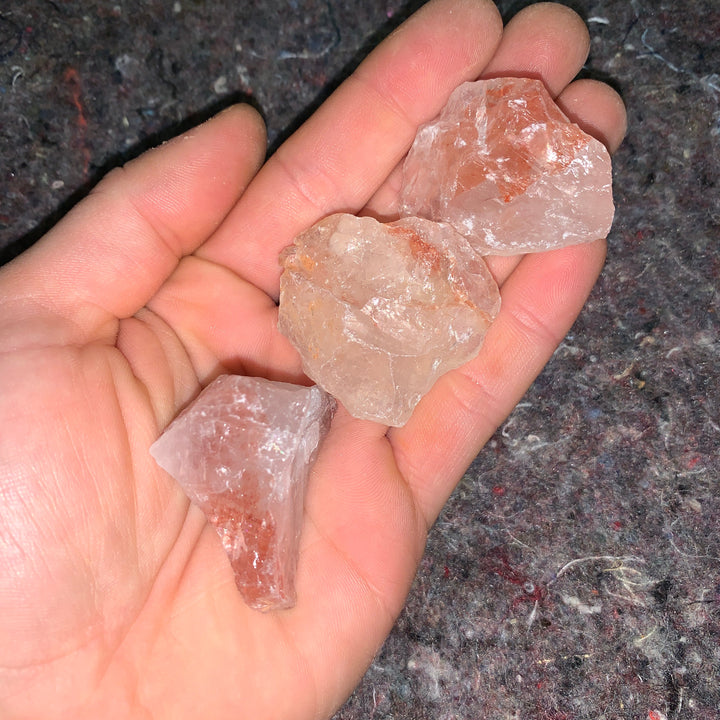 Charged Fire Quartz Single Stone
