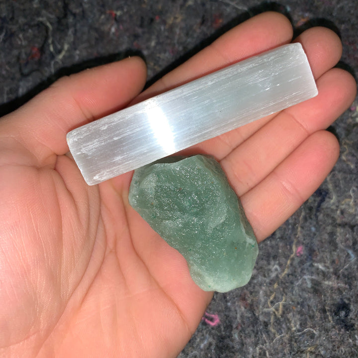 Charged Green Quartz Single Stone